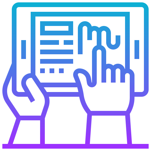 디지털보안 주제를 나타내는 아이콘.