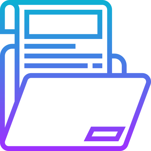 행정민원 주제를 나타내는 아이콘.